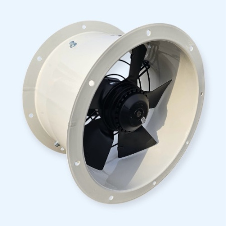 AXW 2E250-B-T Shuft вытяжной осевой вентилятор на монтажной панели с защитной решеткой